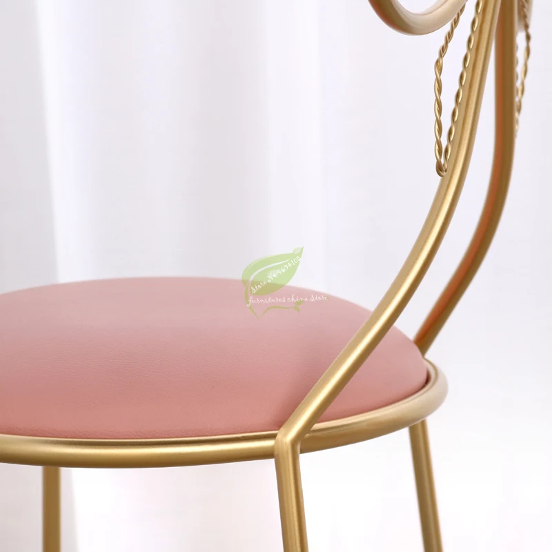 Минималистичный стул для макияжа современный бантик туалетный девушки сердце