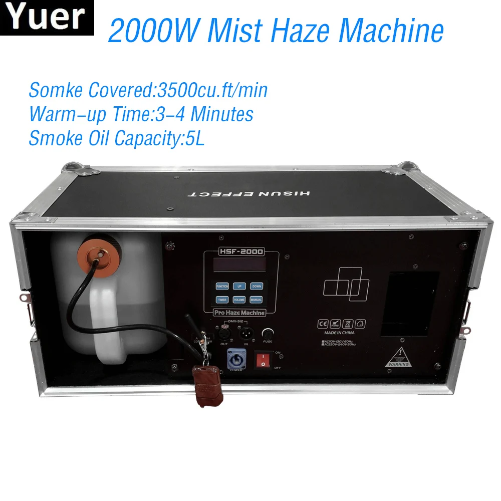 2021 2000 Вт туман дымовая Машина DMX машина смога звук вечерние Цвет Музыкальный клуб