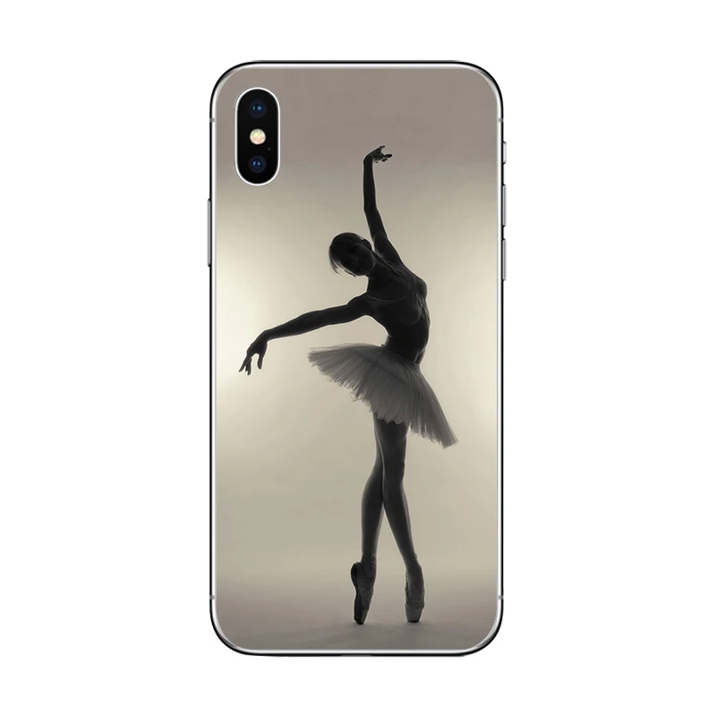 Ciciber балетная танцевальная девушка для Apple iPhone 11 Pro Max чехол телефона X XR XS 7 8 6 6S Plus 5S