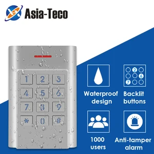 ip66 waterproof standalone access control keypad zinc alloy case security entry door reader access control system 1000 user k5 free global shipping