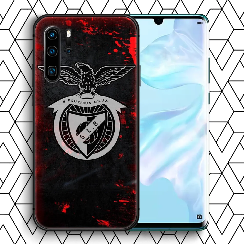 

Portugal Benfica Football Phone case For Huawei P Mate Smart 10 20 30 40 Lite Z 2019 Pro black Etui luxury shell silicone back