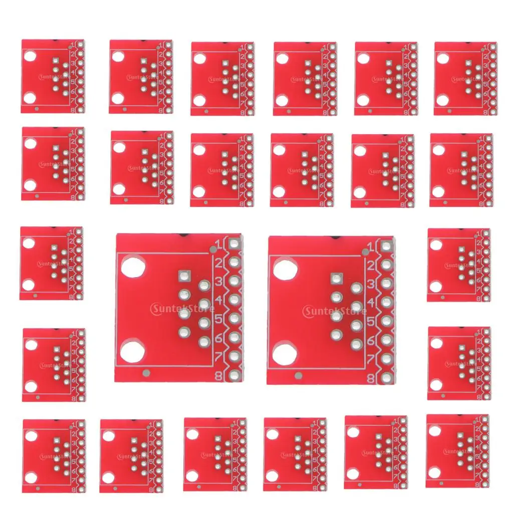 Модуль коммутационной платы соединителя Mini PCB Ethernet 24 упаковки красный |