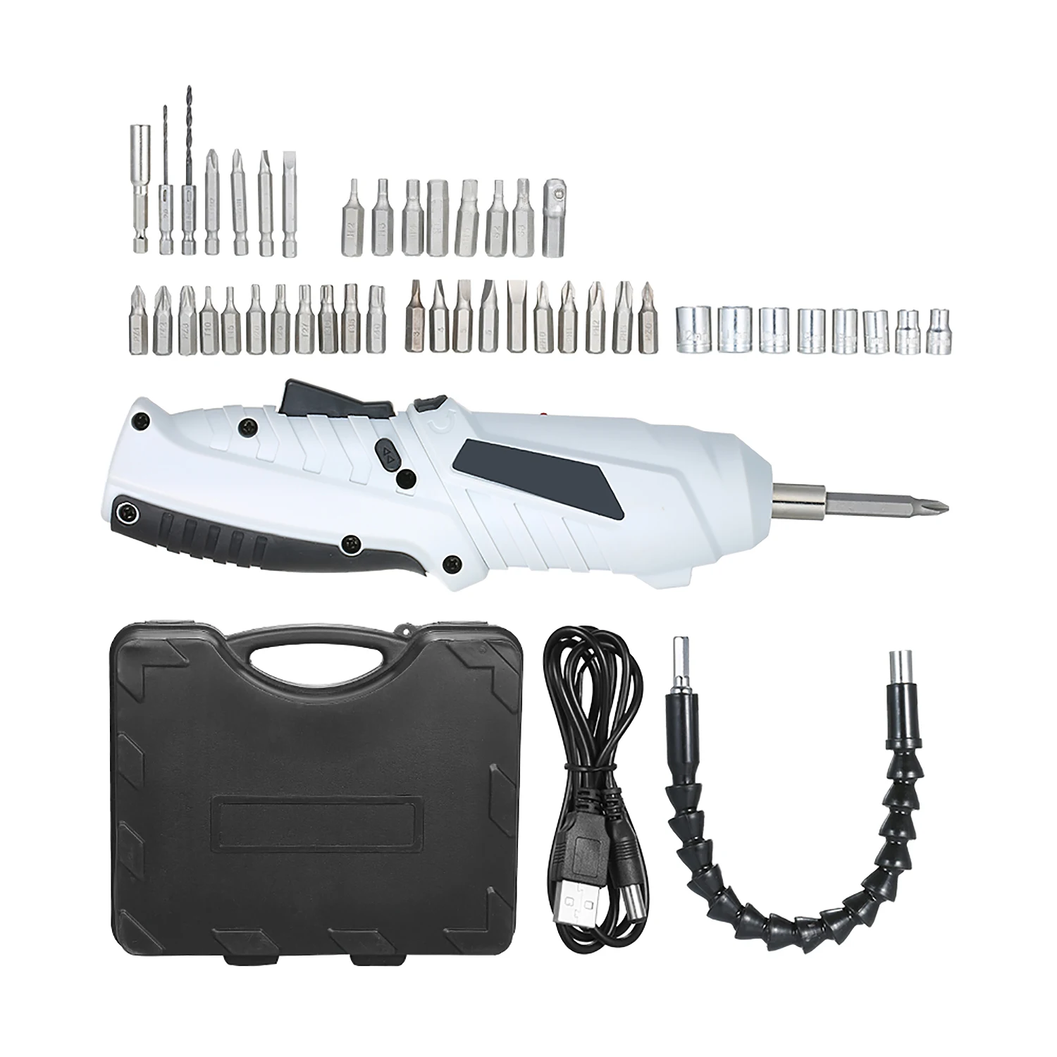 

47pcs Multifunctional Rechargeable Electric Screwdriver Drill Set Professional Cordless Electric Drill Power Tools