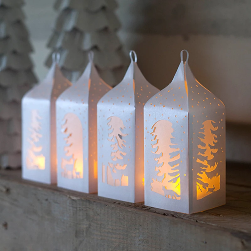 DIY штампы металлические высечки индивидуальность фонарь для украшение альбома