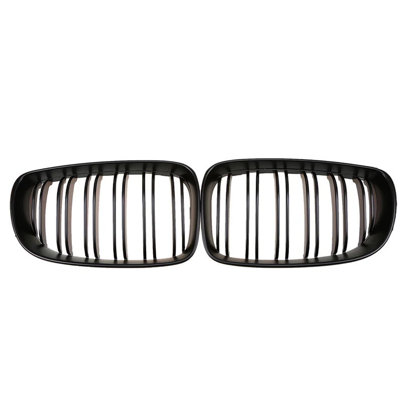 Racing Grill Fit For BMW 1-Series E87 5-door 2007-2011 Facelift Front Hood Kidney Grille Matte Black Double Line Car Grills | Автомобили и
