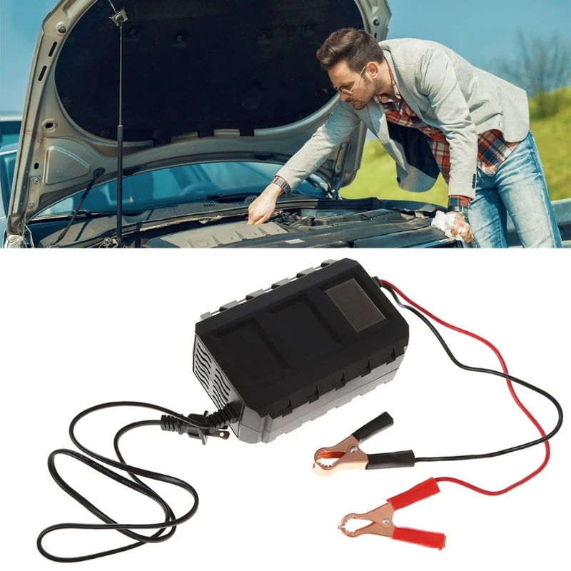Новое поступление интеллектуальная 20А Автомобильная батарея свинцово-кислотная батарея зарядное устройство для автомобиля мотоцикла США/ЕС Прямая поставка поддержка