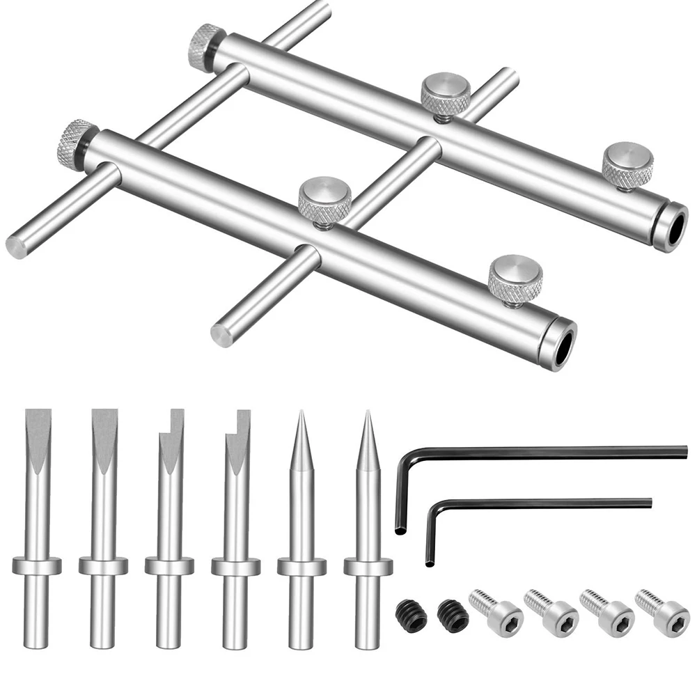 

NEW Adjustable Camera Lens Spanner With Hex Wrench Screws Flat Pointed Tips Repairing Opening Tool Nikon Canon Lens Remover