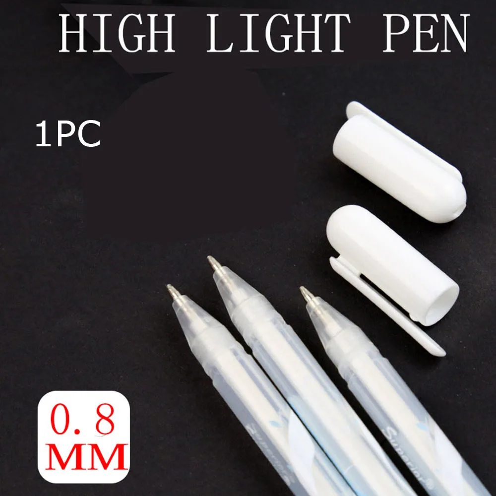 Ручка гелевая с белыми чернилами | Канцтовары для офиса и дома