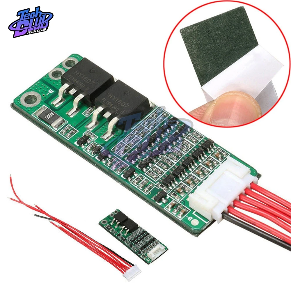 BMS 5S 15A 18V 21V 18650 Защитная плата зарядного устройства литий-ионного аккумулятора