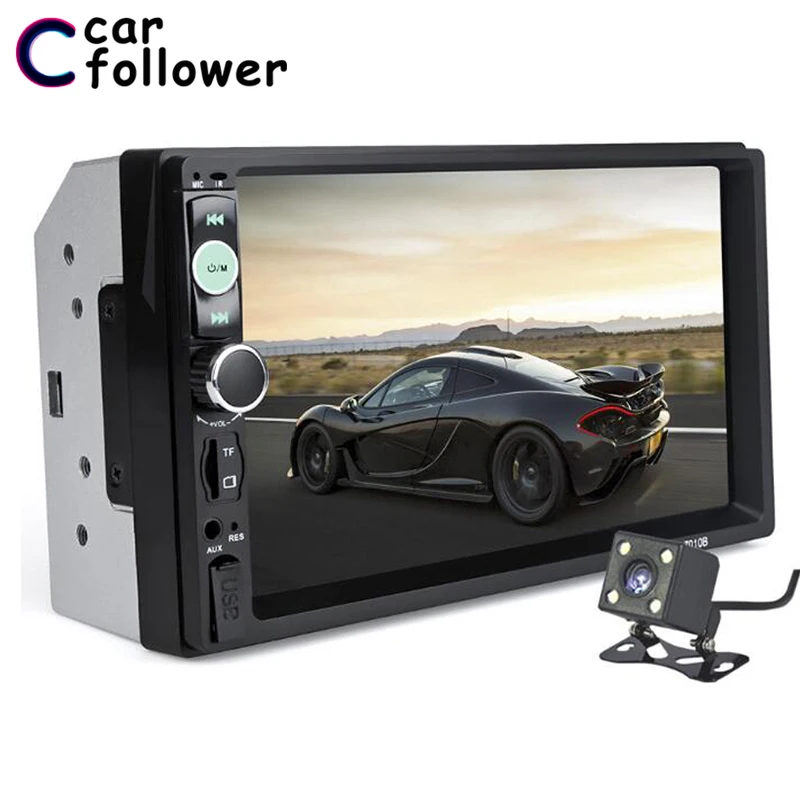 Автомагнитола 2 Din MP5-плеер с 7 "сенсорным HD экраном мультимедийным цифровым
