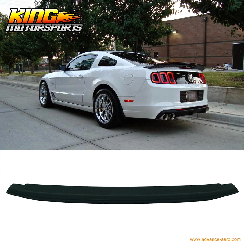 Подходит для 2010 2014 Ford Mustang GT V8 спойлер багажника OE Style ABS Матовый Черный Глобальный