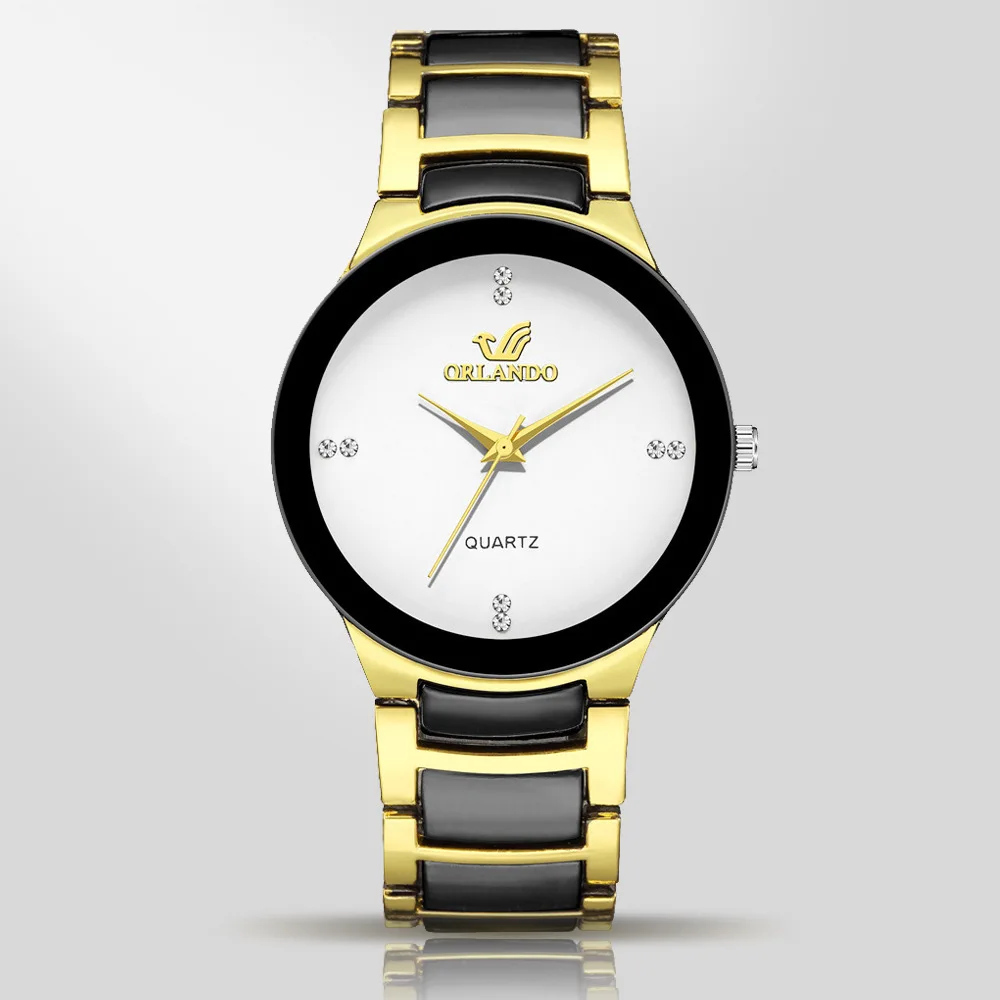 

Nice High Quality MenS Stainless Steel Quartz Watch MenS Fashion Casual Business Watch Clock Pop PopProducts Relogio Masculin