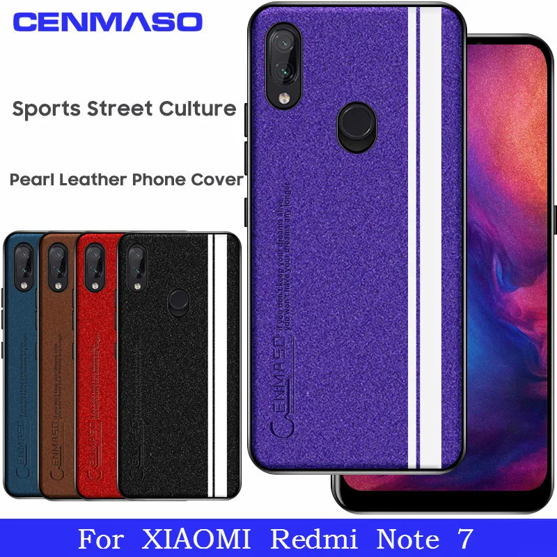 Красный mi Note 7 Чехол из Жемчужной кожи ультра тонкий силикон мягкий край XIAO mi Redmi Note 7 Pro Xiao mi Redmi Note 7 Чехол Note7 задняя крышка