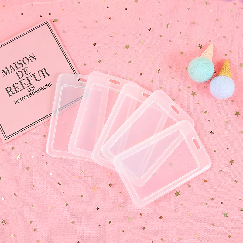 ПВХ прозрачный банк автобус кредитный держатель для карт Обложка хранения и ID