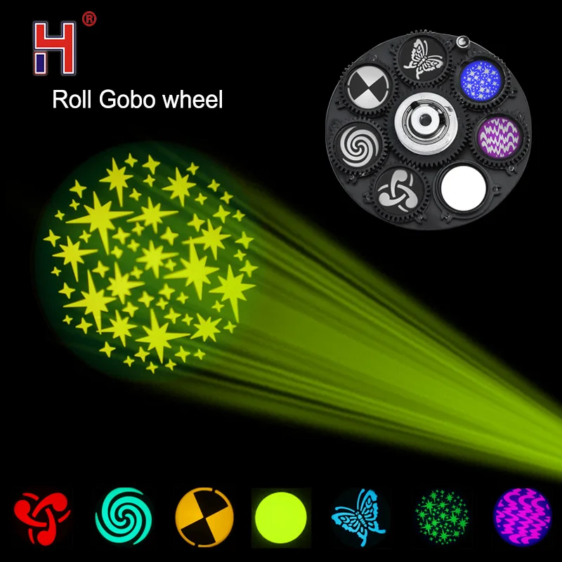 Лира гобо переносные потолочные освещения головы 100 Вт прожектор размытого