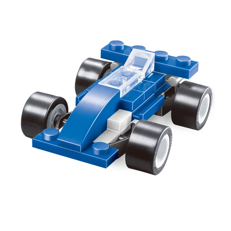 Набор строительных блоков 1-6 городской полицейский вертолет автомобиль самолет