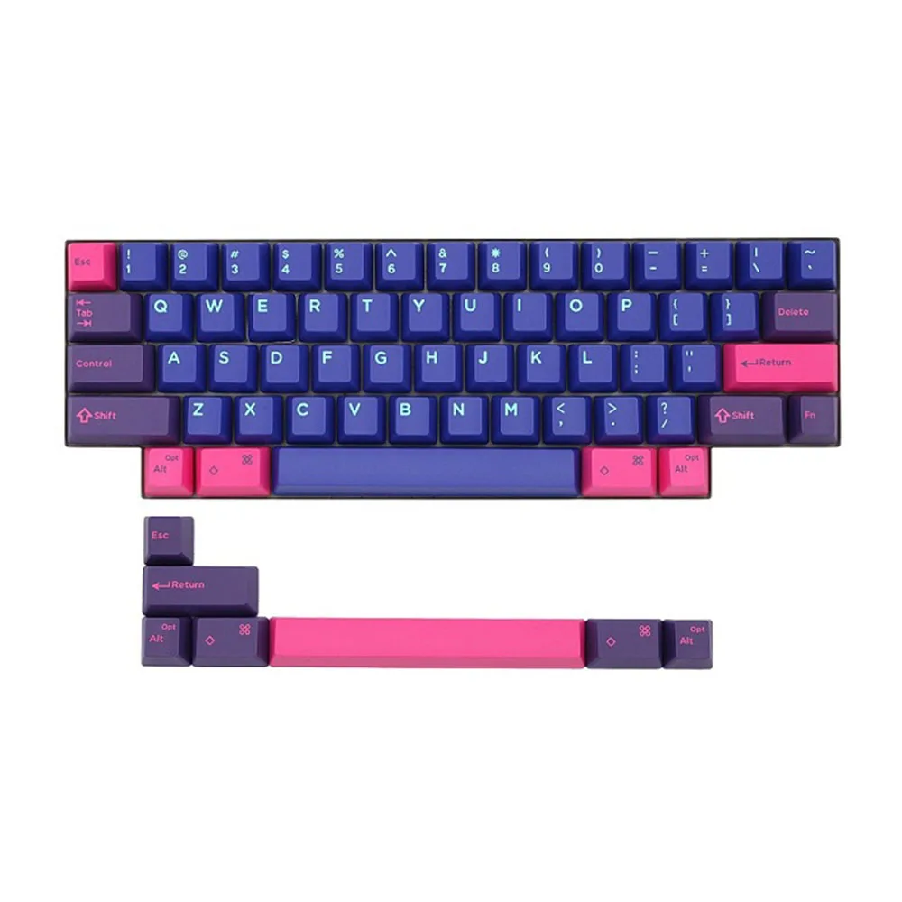 66 клавиш Doubleshot ABS Keycap для HHKB Topre переключатели стебли клоны емкостная клавиатура