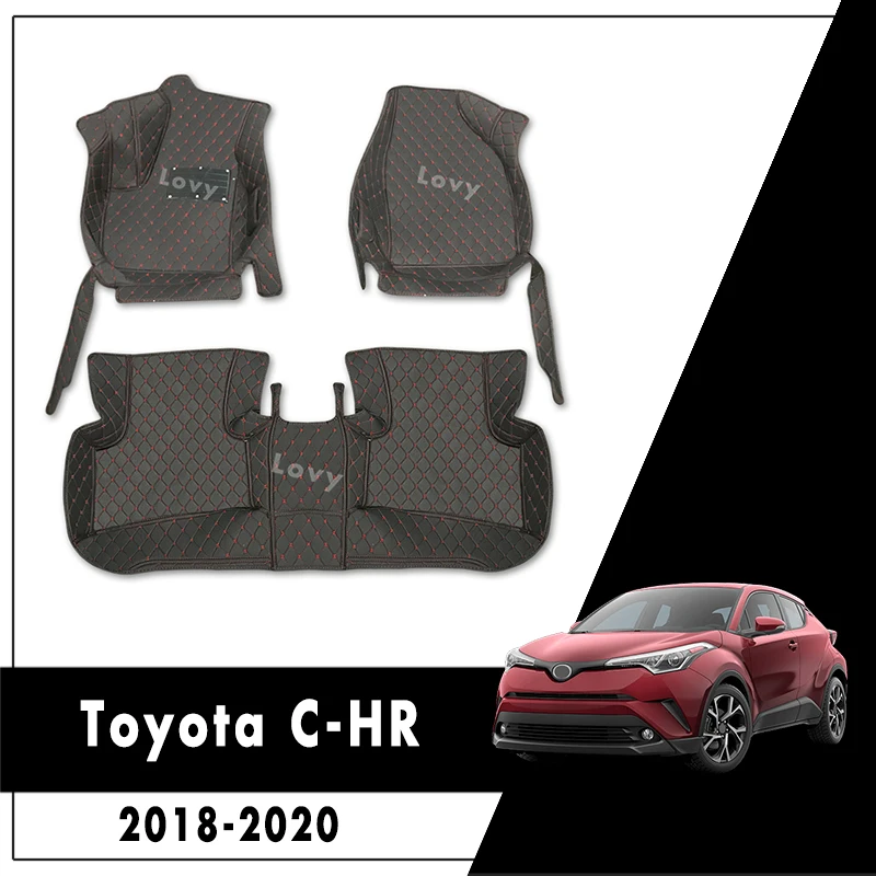 Автомобильные коврики для Toyota C HR CHR 2016 2017 2018 2019 2020 автомобильные чехлы стайлинга
