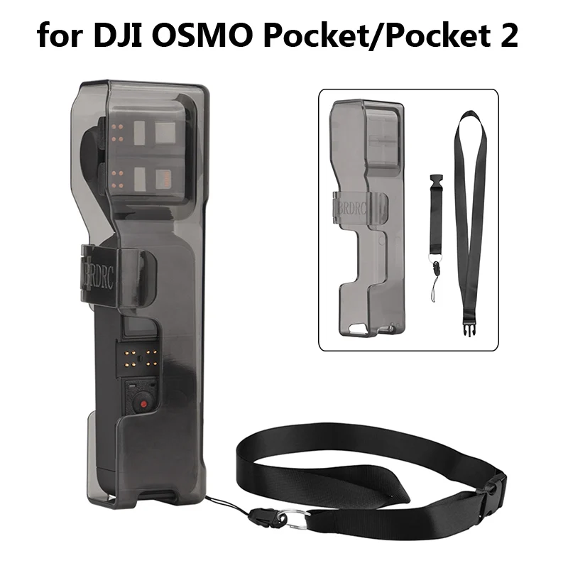 

for DJI OSMO Pocket 2 Storage Box Portable Carrying Case Protective Cover Anti-lost Lanyard Handheld Gimbal Camera Accessories