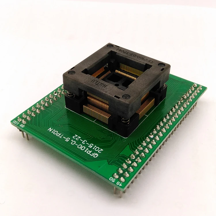 QFP100 Горящее гнездо TQFP100 тестовое OTQ-100-0.5-09 Программирование | Инструменты