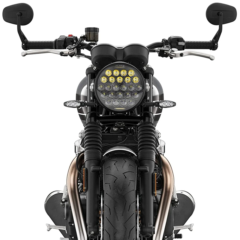 

Motorcycle LED Headlights Are Suitable for Sportsman Steel Super Wide Headlight Driving Lights