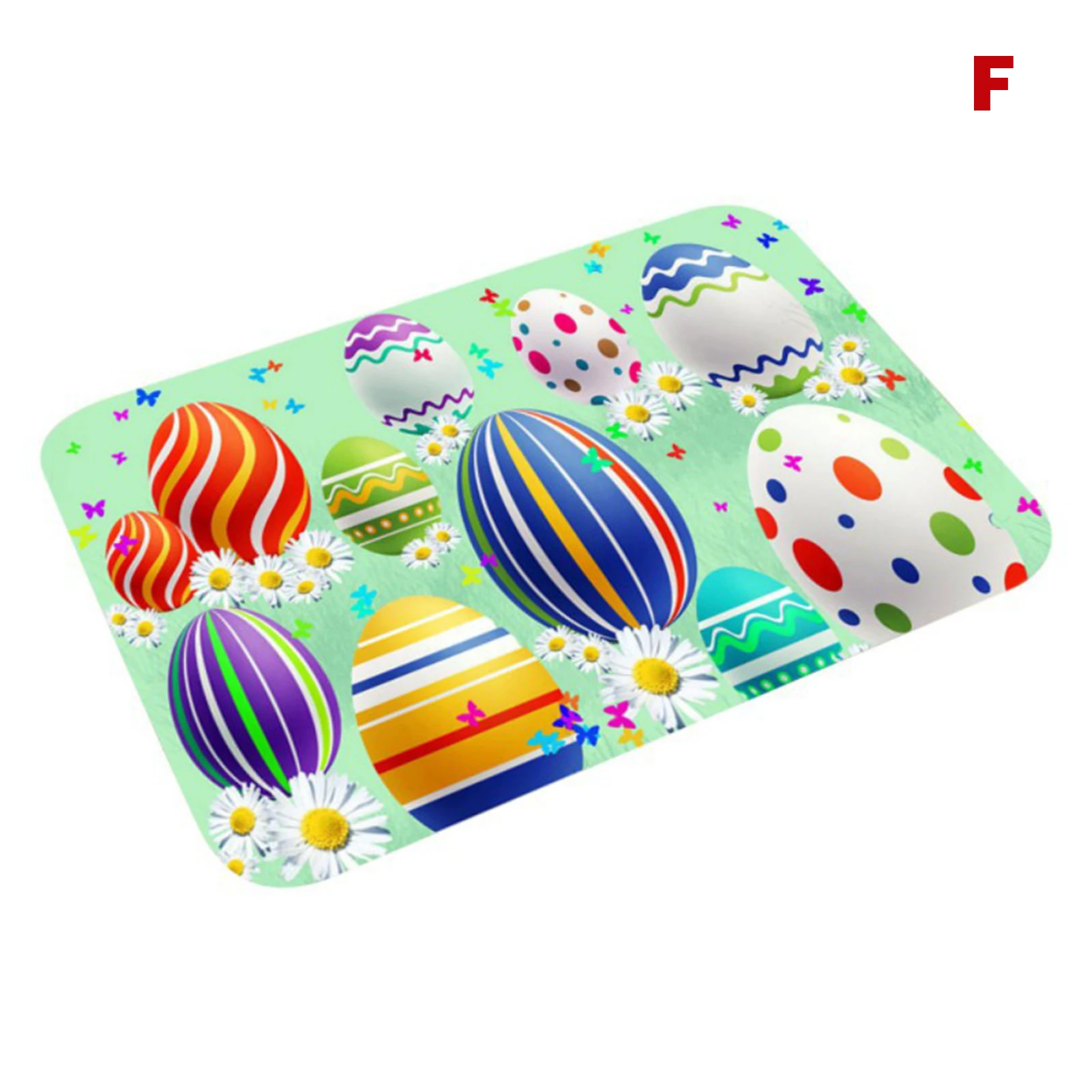 

Easter Flannel Doormat Entrance Mat Decorative Floor Mat Washable Welcome Mats Indoor Outdoor Rug Floor Carpet PAK55