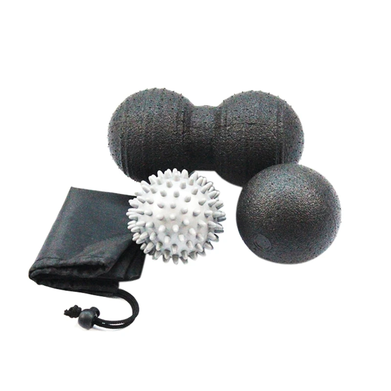 Massage Ball Set Health Peanut Spike Hand Fitness Yoga Myofascial Release Gym Sport Body Massager Roller | Спорт и развлечения