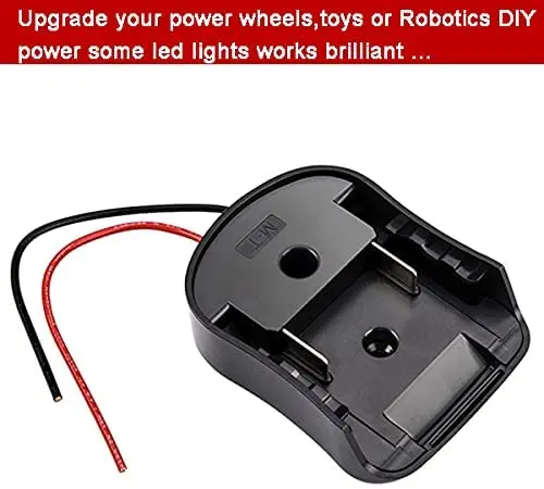 Батарея адаптер для Makita 18V док станция Мощность колеса с 14 AWG соединители проводов