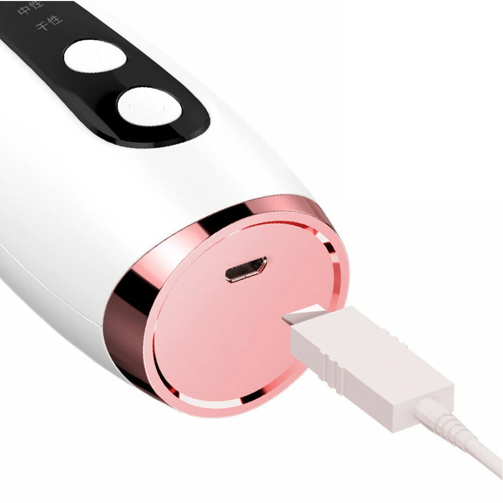 Пористая Кожа Уход Инструмент usb зарядка вакуумное всасывание ABS угрей очиститель Регулируемый режим удаления акне Электрический Уход за лицом портативный