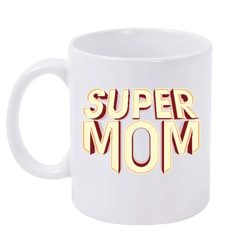 Белая керамическая чашка золотой шрифт креативные кофейные кружки подарок на