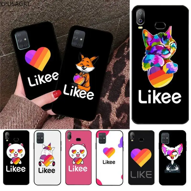 

fashion Likee cat bear love heart Customer Phone Case For Samsung Galaxy A21S A01 A11 A31 A81 A10 A20E A30 A40 A50 A70 A71 A51