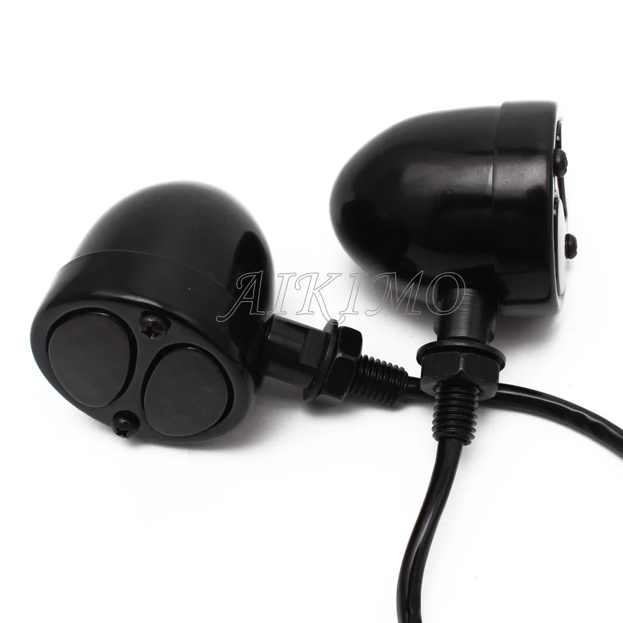 10 мм пуля мотоциклетный светодиодный индикатор поворотов тормозной задний