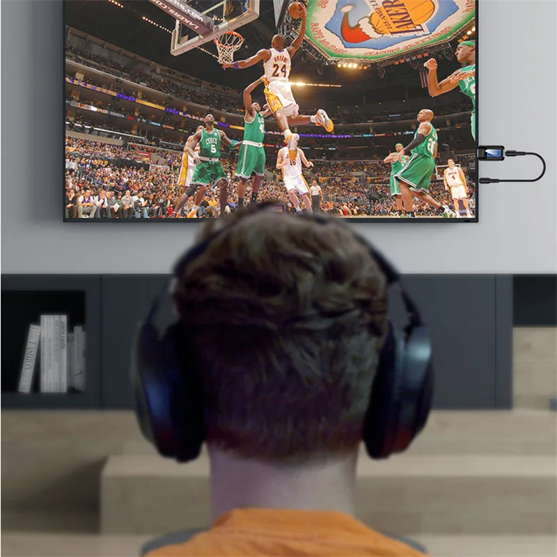 

USB Dongle Bluetooth 5.0 Audio Receiver Transmitter with LCD Display 2IN1 Mini 3.5mm Jack AUX USB Wireless Adapter for TV Car PC