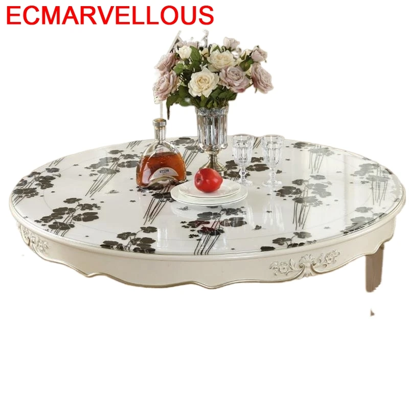 Na предметы домашнего обихода водонепроницаемая круглая скатерть из ПВХ с