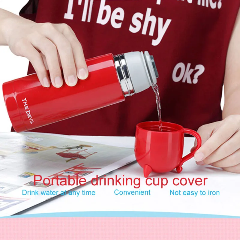 Креативный парный термос Ангел Дьявол для мужчин и женщин пуля чашка дети из