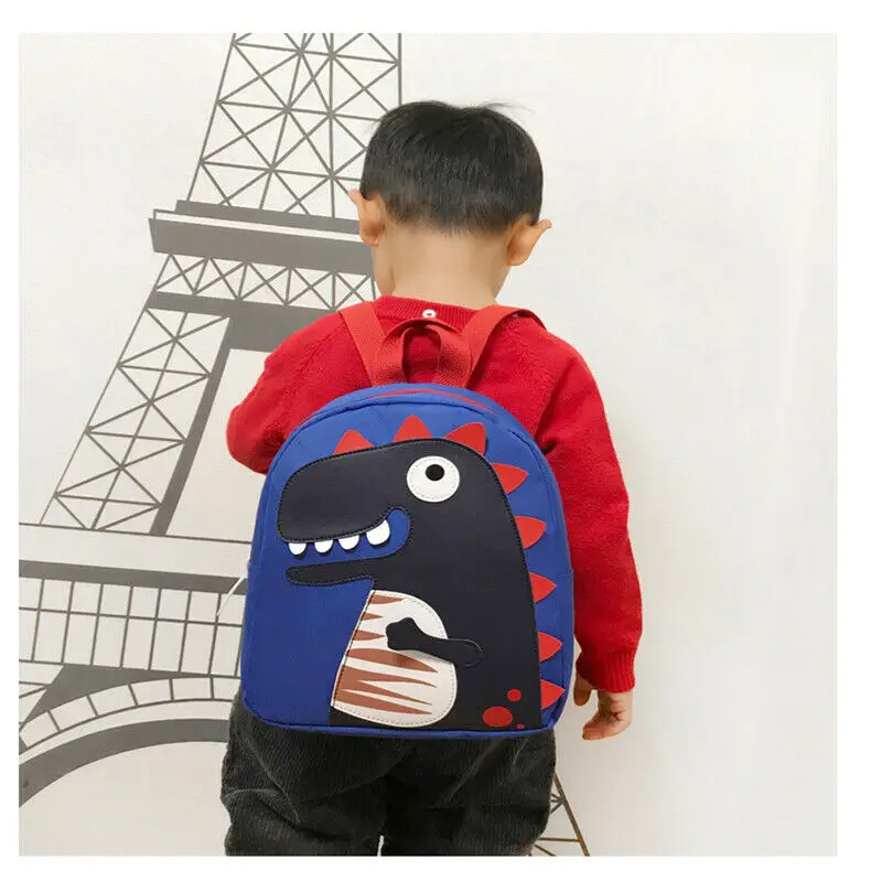 

New Fashion School Bag Cute Toddler Kids Children Boys Girl Cartoon Dinosaur Backpack Schoolbag Rucksack