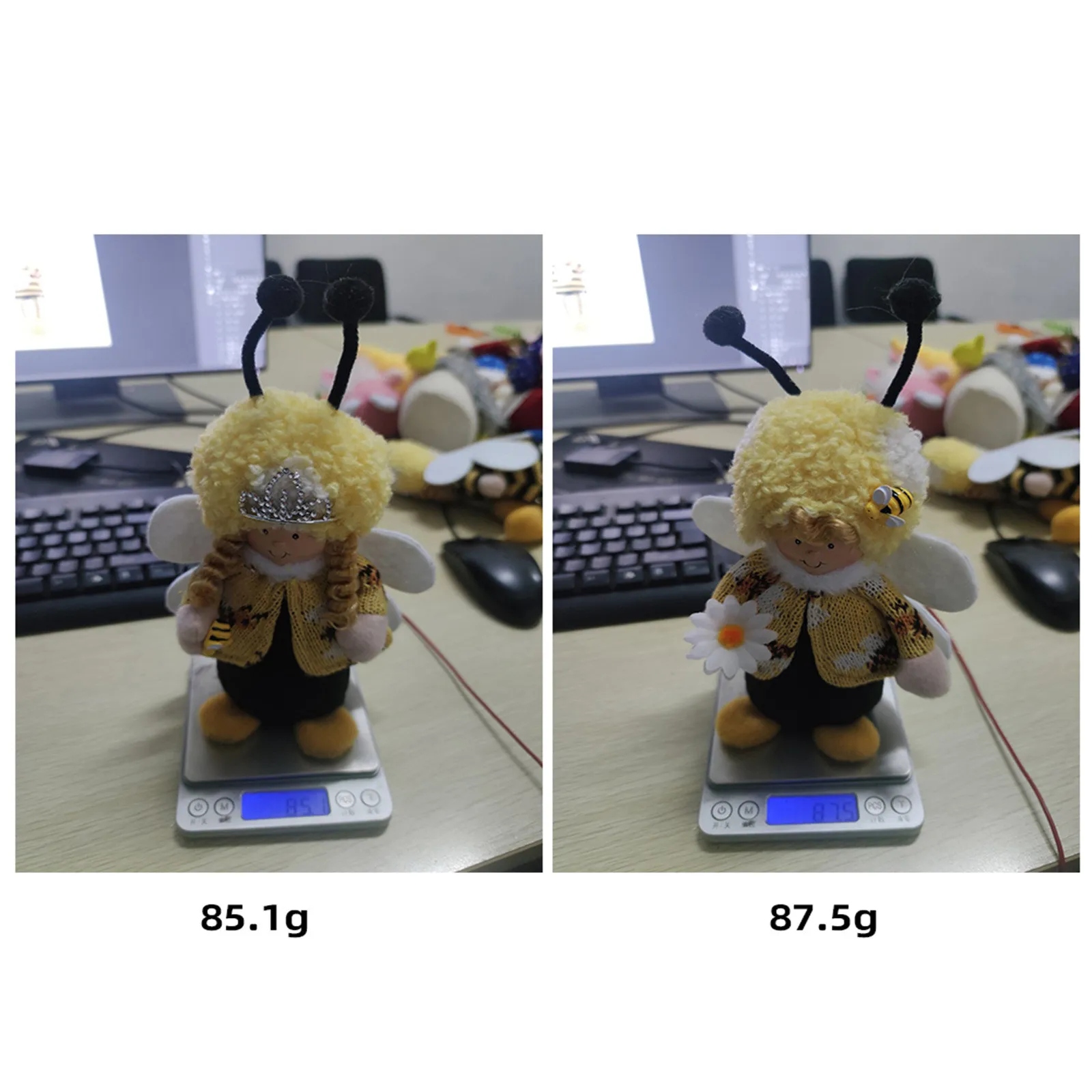 

Kids Toy Knit Wool Bee Festival Decoration Ornaments Creative Modeling Holiday Delicate Appearance High-quality Materials Mar 26