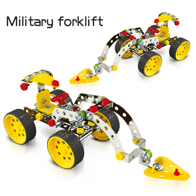 Стальные блоки игрушки для моделирования инженерное транспортное средство