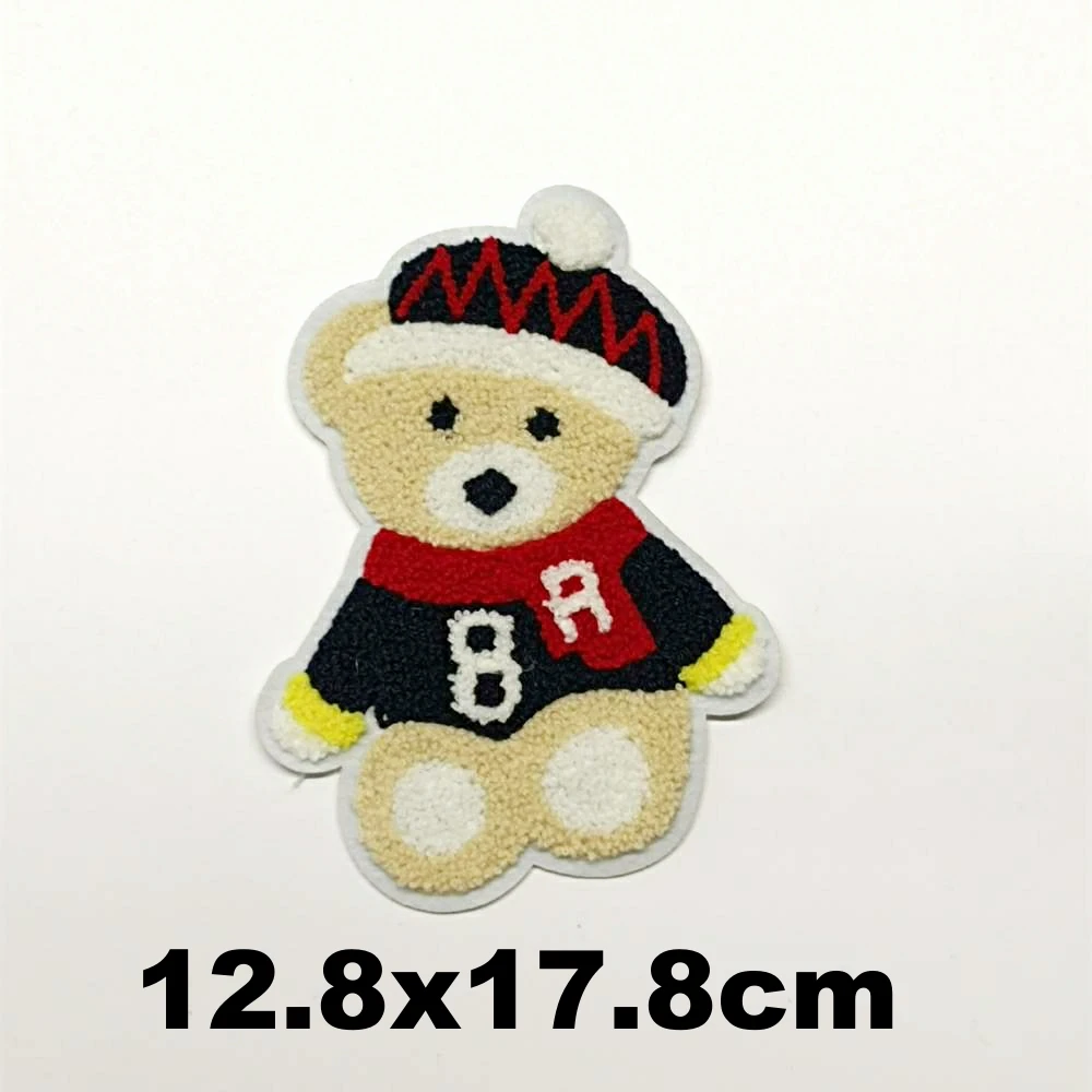 

DIY embroidery bear animal cartoon embroideried patches for clothing QR-3152