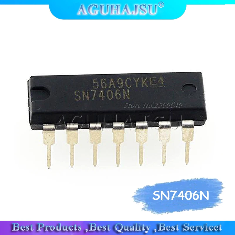 10 шт./лот SN7406N SN7406 7406 DIP 14|lot lot|lot 5pcs |