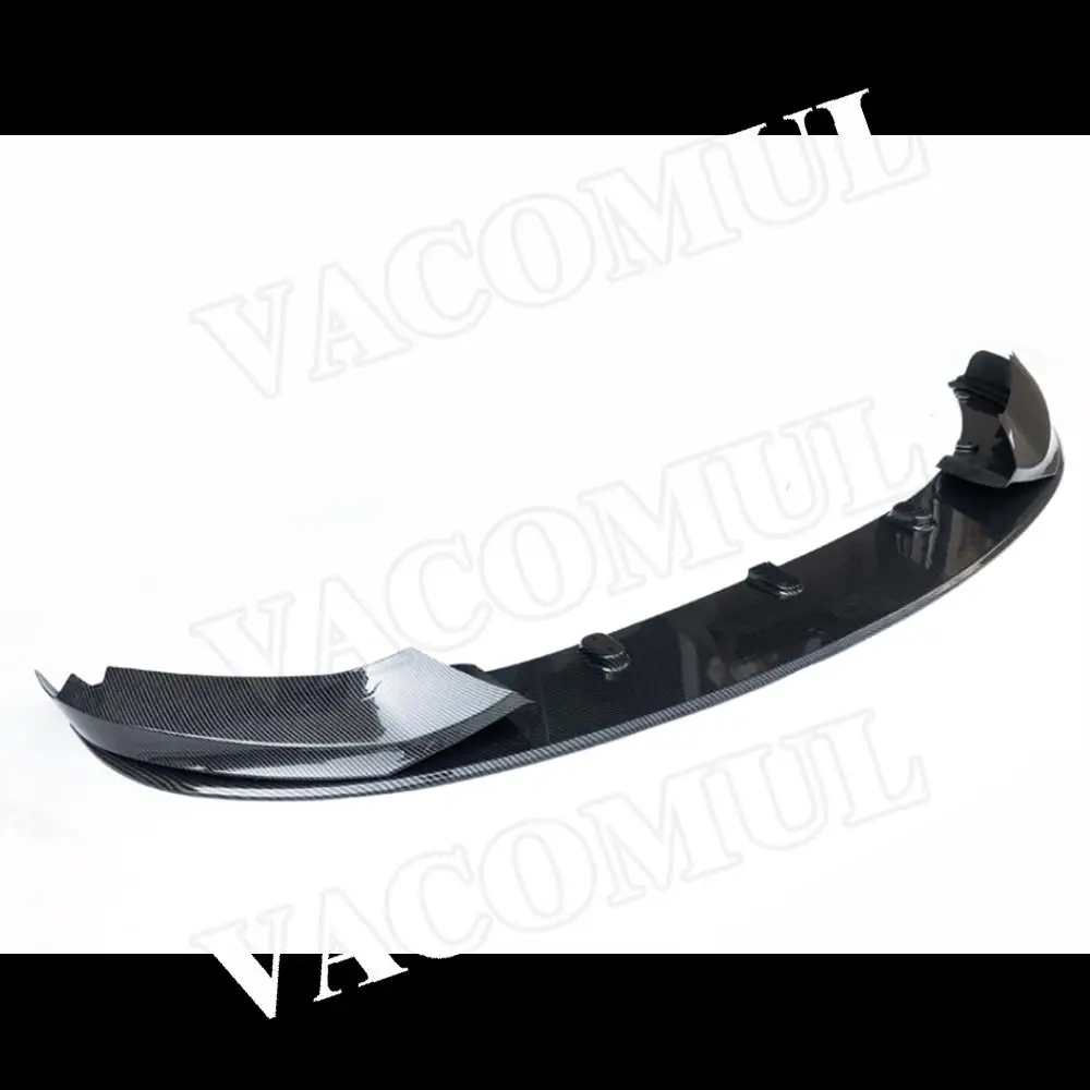 Car Carbon Fiber Front Lip Spoiler Splitters for BMW 4 Series F32 F36 M Sport 2014 UP Gloss Black Bumper ABS | Автомобили и