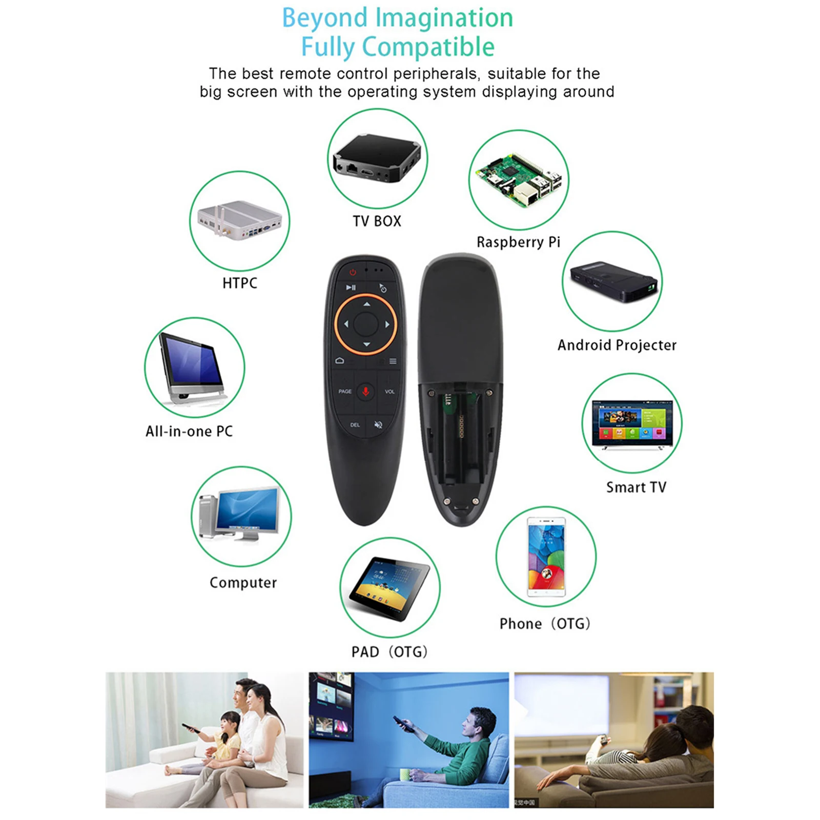 Голосовой пульт дистанционного управления беспроводной гироскоп голосовая