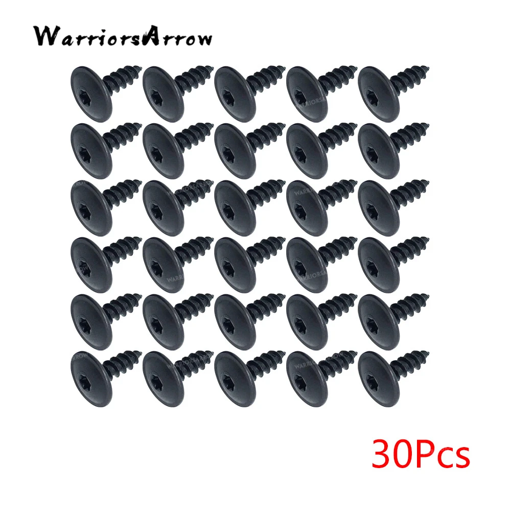 

30Pcs 5mm Engine Under Cover Splash Guard Self-tapping Screws For VW Golf Passat For Audi A4 A3 A5 A6 A7 A8 Q5 N90974701