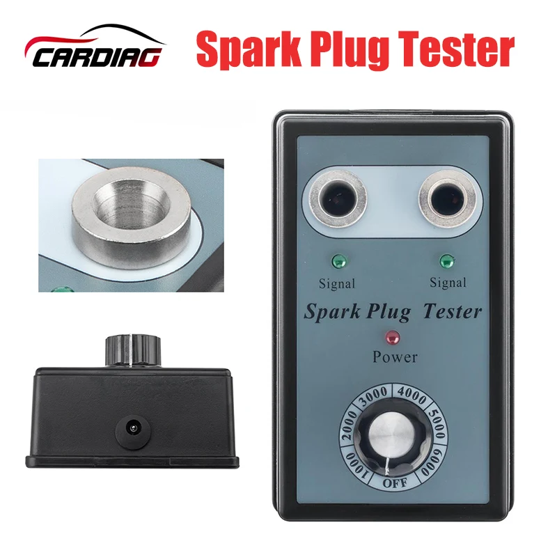Тестер зажигания автомобиля диагностический прибор с двумя отверстиями для