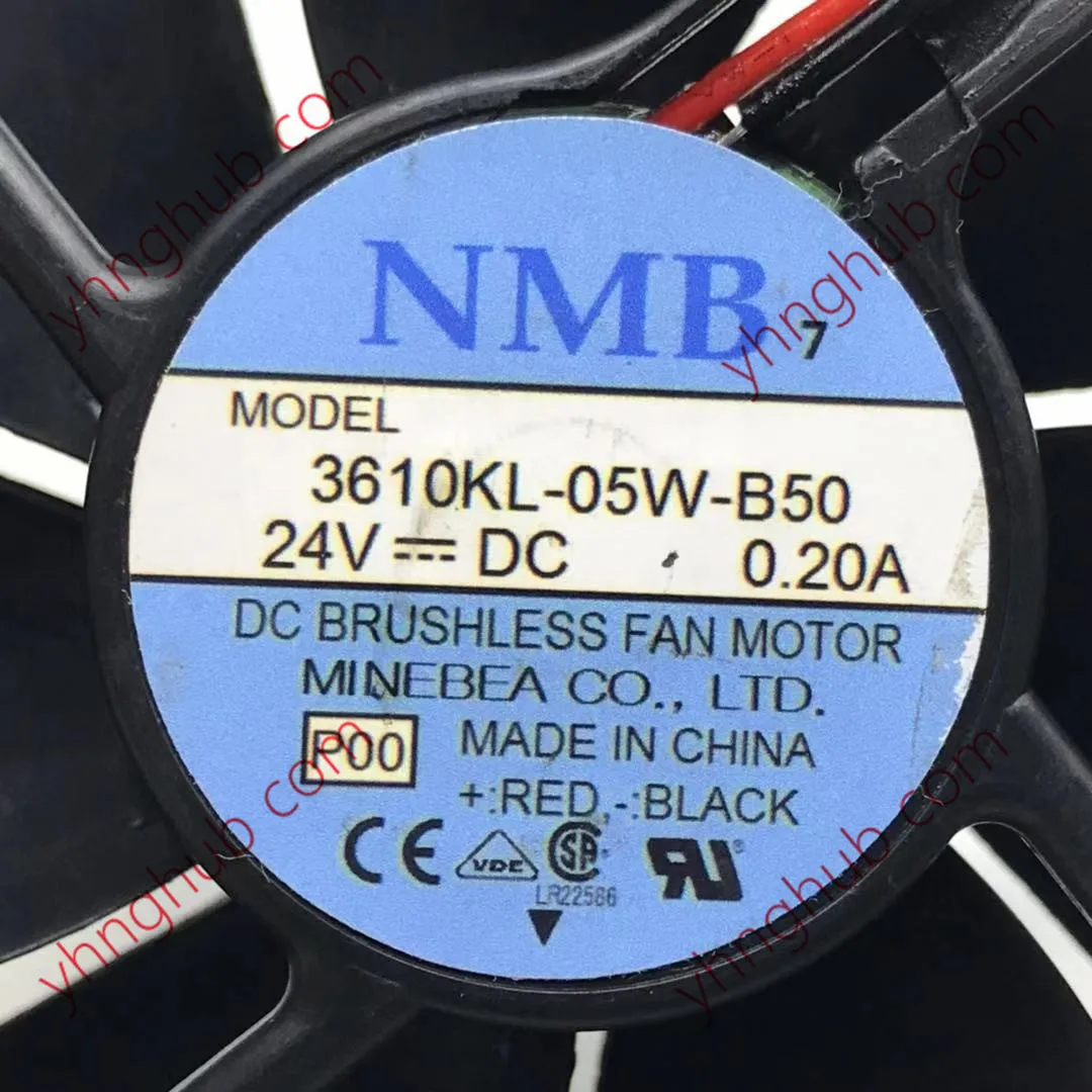 NMB-MAT 3610KL-05W-B50 P00 L04 L08 DC 24В 0.20A 92x92x25 мм 2-проводной Вентилятор охлаждения сервера |