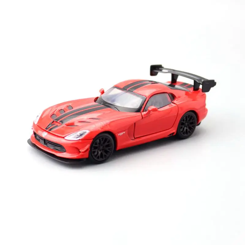 

JACKIEKIM/1:32 Scale/Diecast Metal Toy/Dodge Viper ACR Racing Car/Sound & Light/Doors Openable/Educational/Gift/Collection