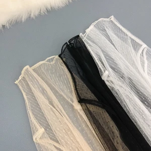 Сексуальная женская прозрачная сетчатая Водолазка с длинным рукавом ds501