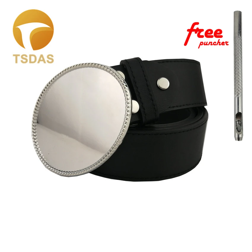 Классическая овальная пряжка для ремня без рисунка модная самодельная 87*68 мм