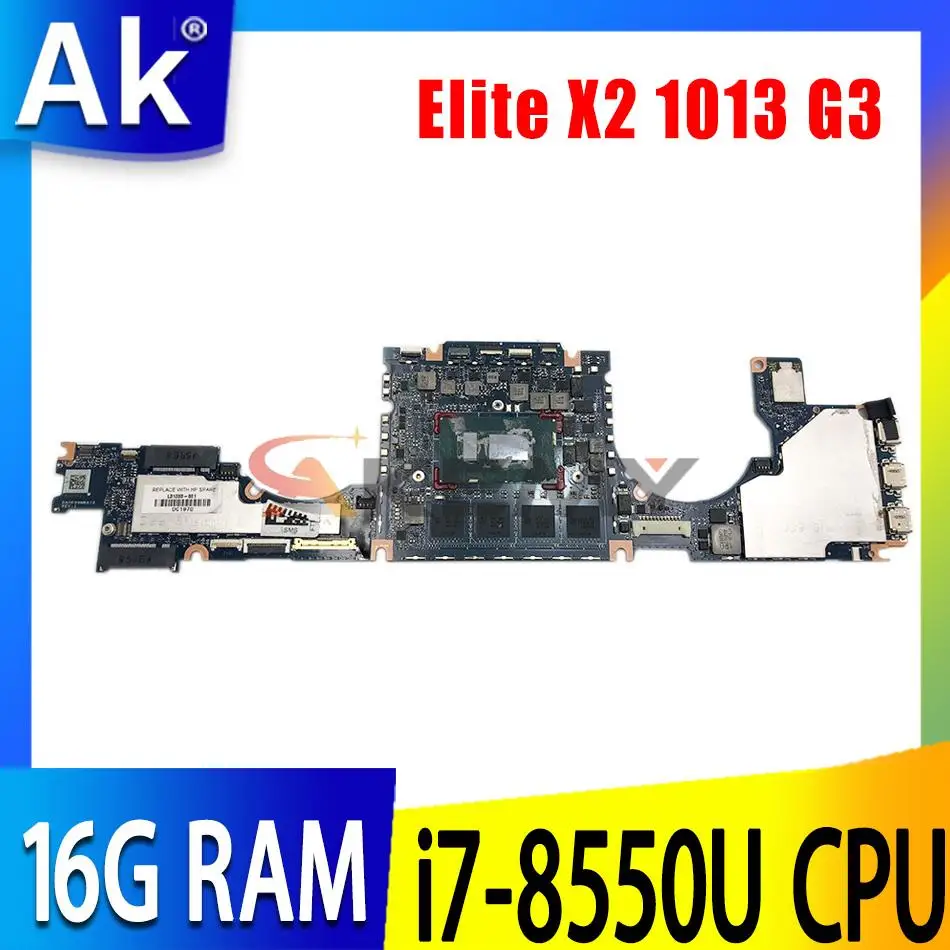 

L33481-601 L33481-001 For HP ELITE X2 1013 G3 laptop motherboard DA0D99MBAZ0 notebook mainboard with i7-8550U 16GB tested