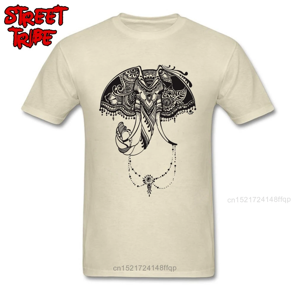 Шикарная серая футболка Мужская с принтом слона изящный художественный дизайн